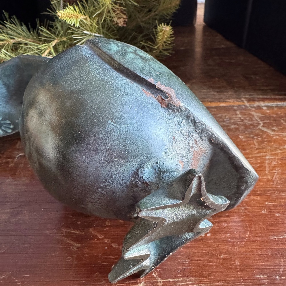 Antique Japanese Hook Nose Owl Censer Lantern - Picture 8 of 10